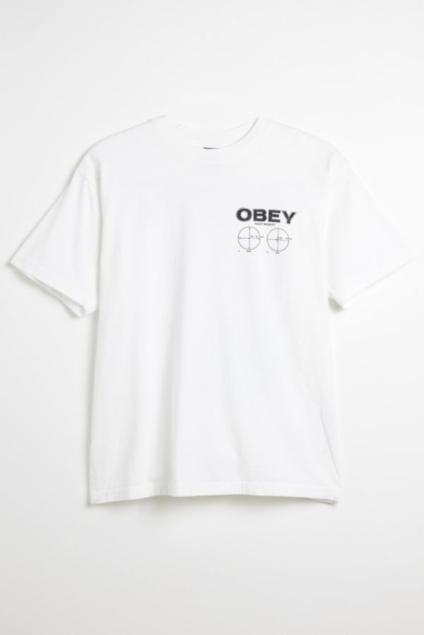 Slide View: 2: T-shirt graphique OBEY pas droit