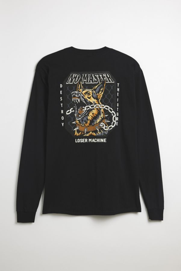 Slide View: 1: Loser Machine No Master Long Sleeve Graphic Tee