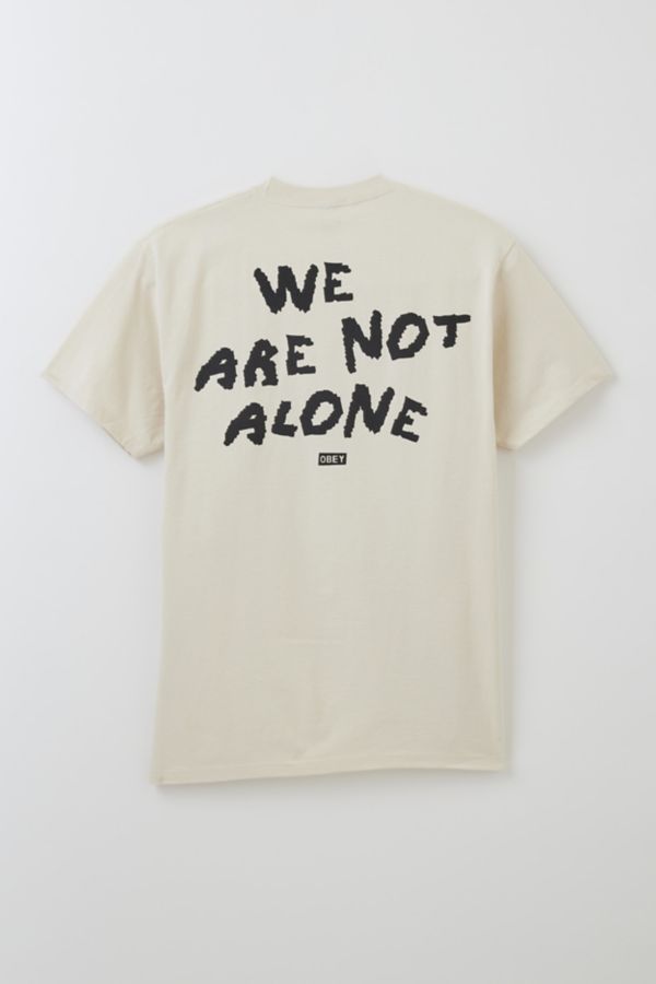 Slide View: 2: OBEY We Are Not Alone Graphic Tee