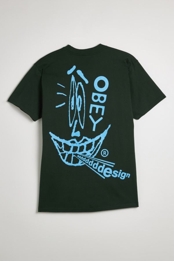 Slide View: 1: T-shirt graphique OBEY Ddddesign