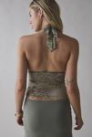 Thumbnail View 3: Silence + Noise Camellia Mesh Halter Top