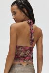 Thumbnail View 4: Silence + Noise Camellia Mesh Halter Top