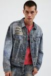 Thumbnail View 1: GUESS ORIGINALS Printed Mending Denim Jacket