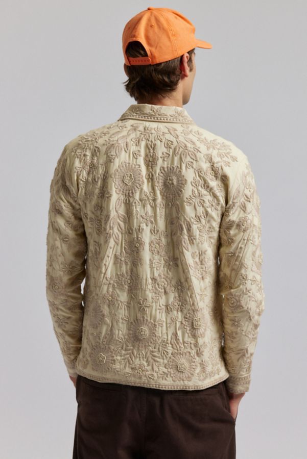 Slide View: 2: Raga Man Swapnil Embroidered Zip Front Jacket