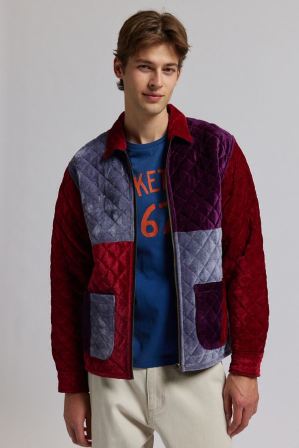 Slide View: 1: Raga Man Guatam Quilted Reversible Jacket