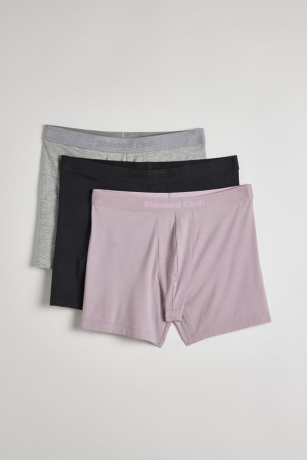 Slide View: 1: Standard Cloth Active Boxer Brief 3-Pack