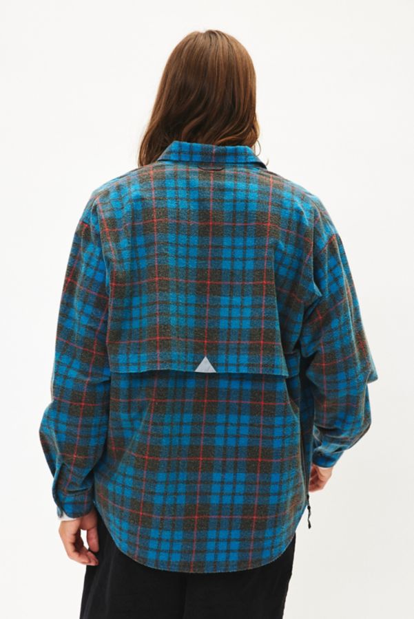 Slide View: 4: Manastash Side Zip Flannel Shirt