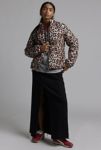 Thumbnail View 3: Wednesday's Girl Leopard Print Puffer Coat