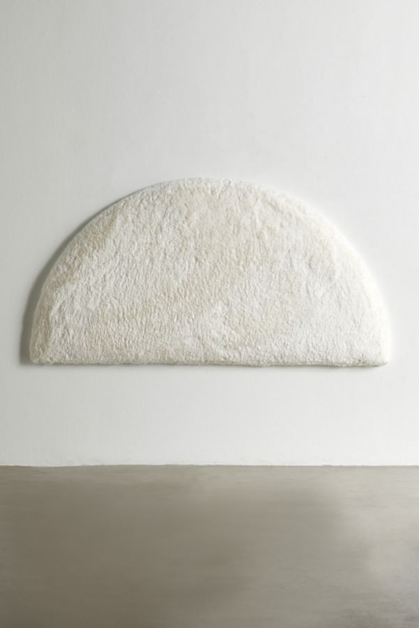 Slide View: 2: Max Faux Fur Floating Headboard