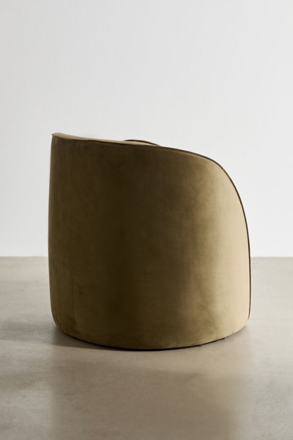 Slide View: 6: Kathe Velvet Lounge Chair