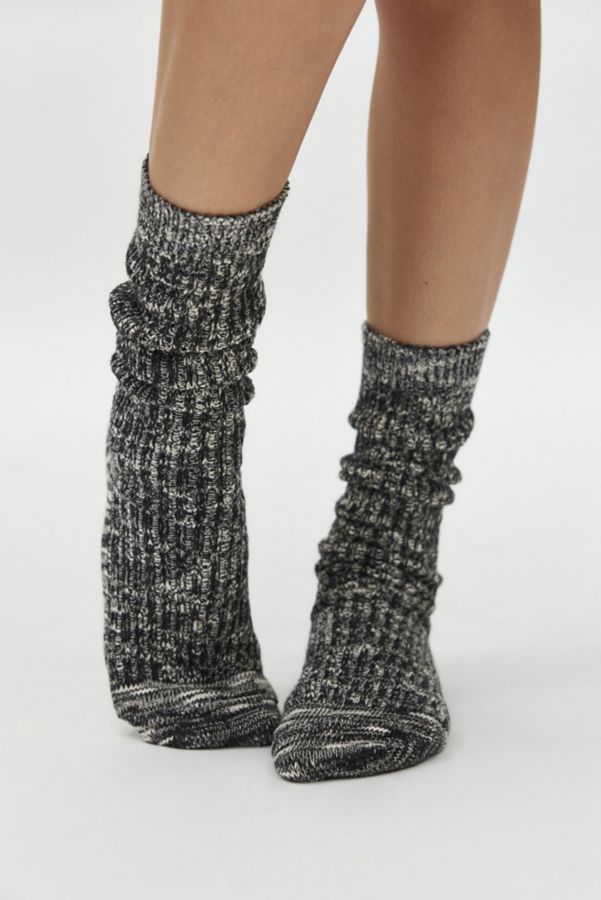 Slide View: 2: Marled Slouch Sock