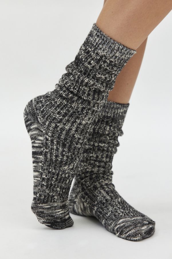 Slide View: 3: Marled Slouch Sock