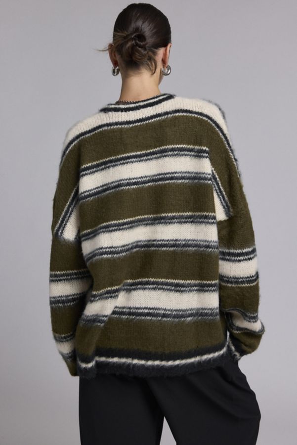 Slide View: 3: The Ragged Priest Brushed Striped Sweater