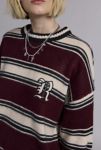 Thumbnail View 2: The Ragged Priest Embroidered Monogram Striped Crew Neck Sweater