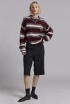 Thumbnail View 3: The Ragged Priest Embroidered Monogram Striped Crew Neck Sweater