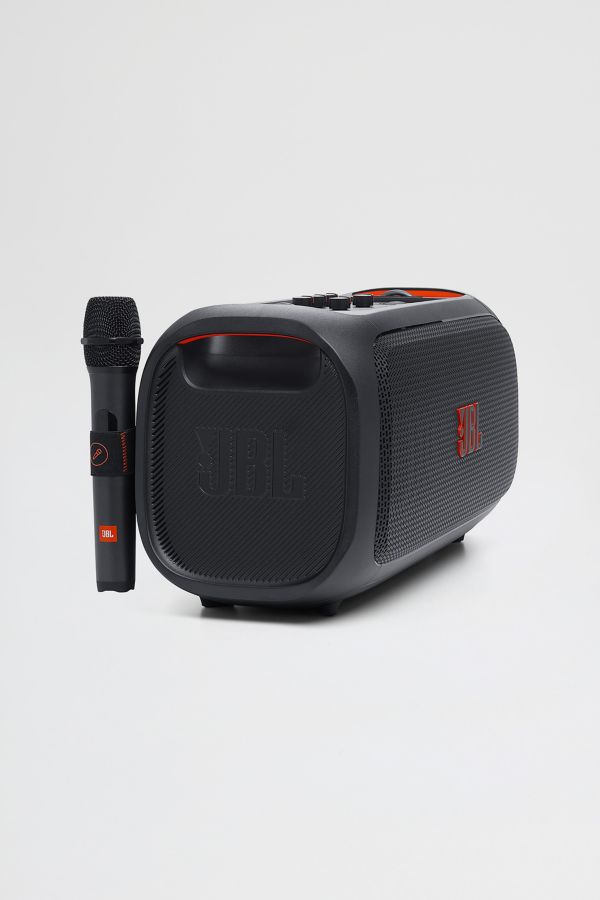 Slide View: 4: JBL PartyBox On-The-Go Water Resistant Speaker + Microphone