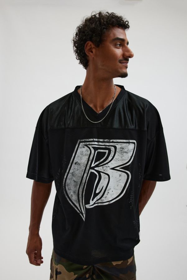 Slide View: 1: Ruff Ryders Mesh Football Jersey Tee