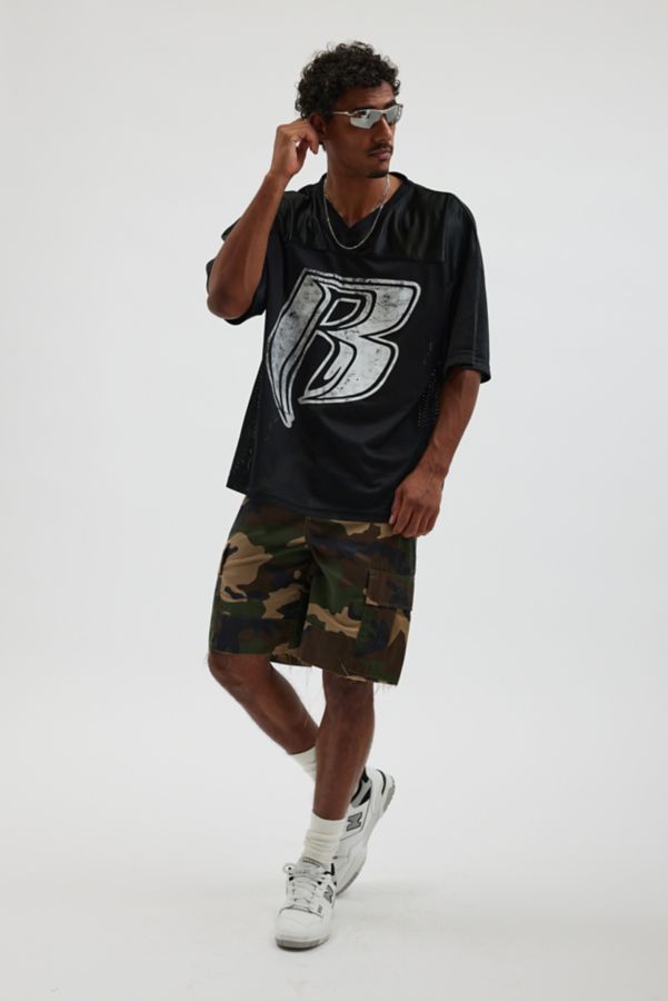 Slide View: 3: Ruff Ryders Mesh Football Jersey Tee