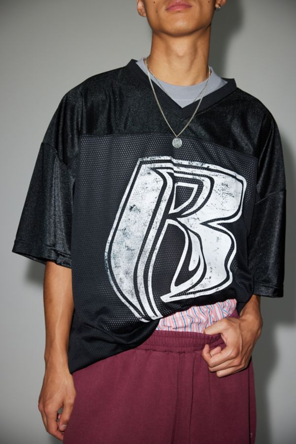 Slide View: 5: Ruff Ryders Mesh Football Jersey Tee