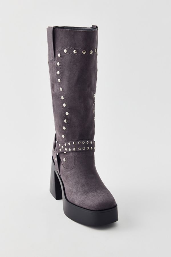 Slide View: 5: Azalea Wang Muna Studded Boot