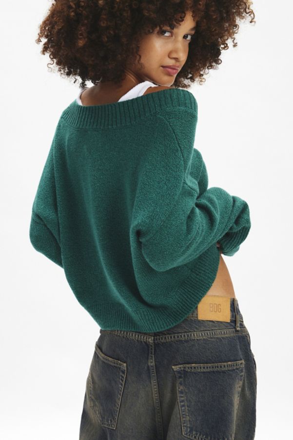 Slide View: 2: BDG Jenna V-Neck Sweater