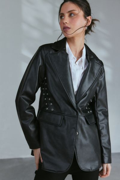 Apparis Kelan Vegan Leather Blazer