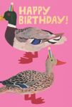 Thumbnail View 2: Red Cap Quacky Birthday Greeting Card