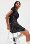 Thumbnail View 1: Kimchi Blue Vera Polka Dot Drop Waist Mini Dress