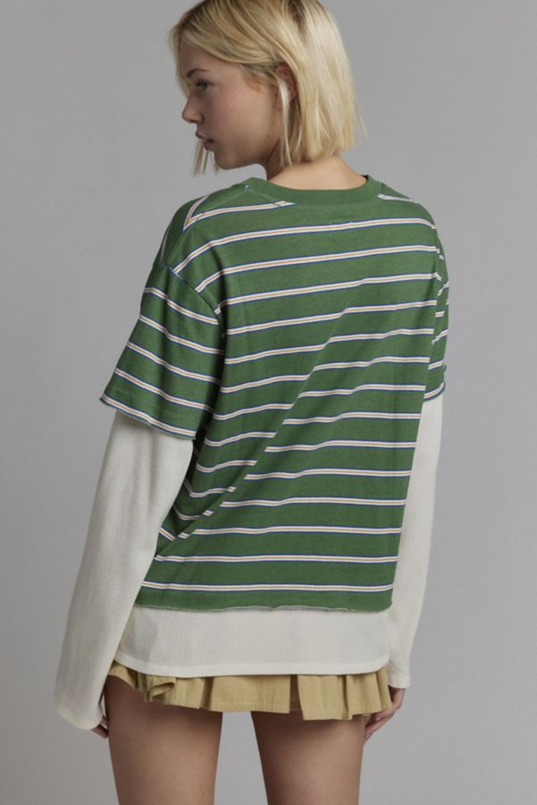 Slide View: 2: BDG Ollie Layered Twofer Tee