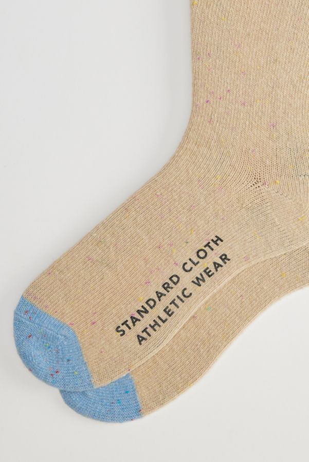 Slide View: 2: Standard Cloth Marled Trouser Crew Sock