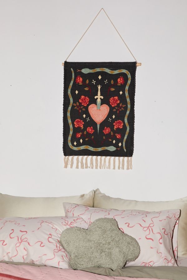 Slide View: 1: Amora Rose Wall Hanging