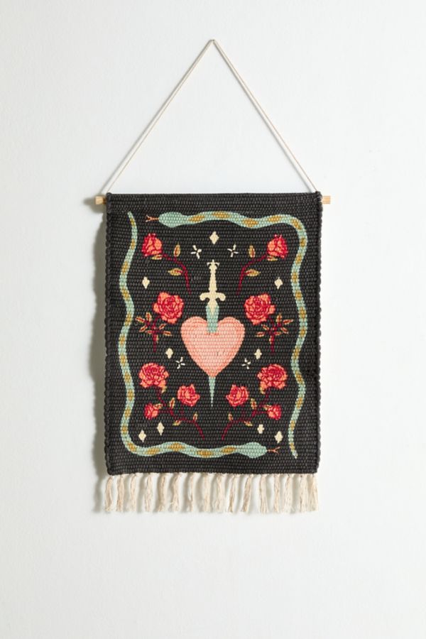 Slide View: 2: Amora Rose Wall Hanging