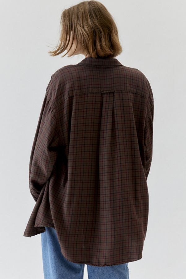 Slide View: 5: Urban Renewal Remade Overdyed Wash Flannel Shirt