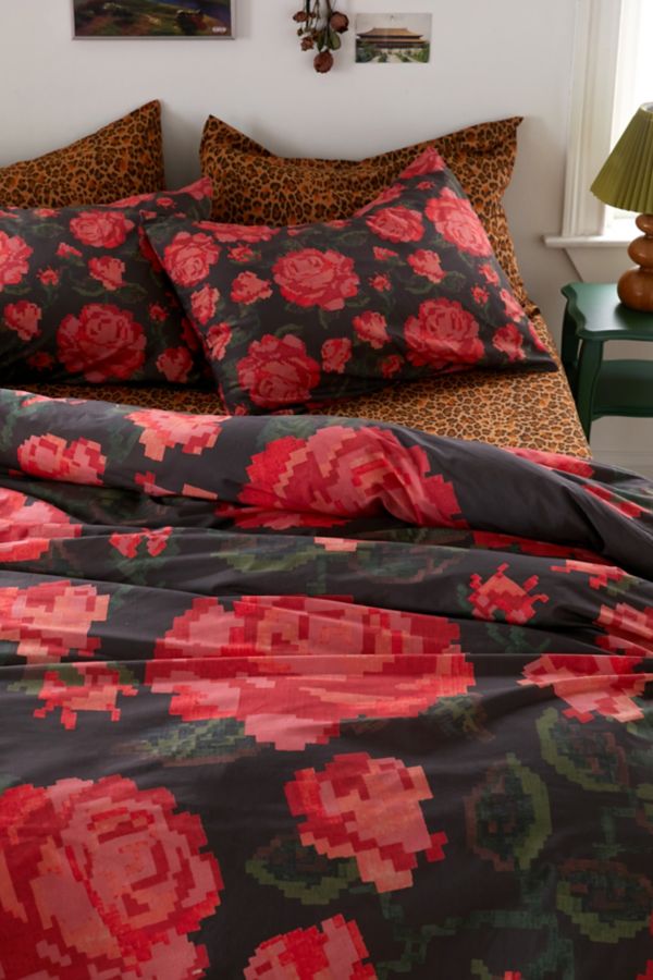 Slide View: 2: Lana Rose Breezy Cotton Percale Duvet Cover