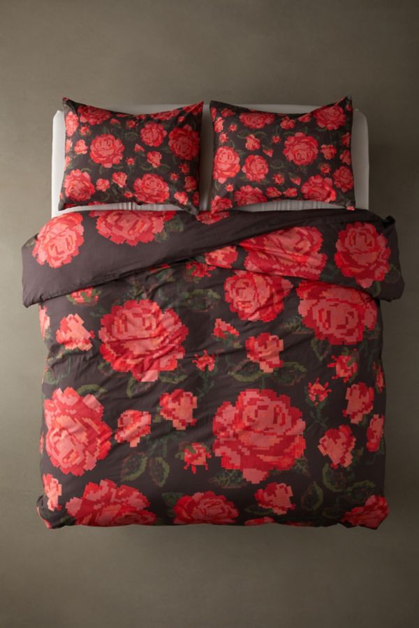 Slide View: 3: Lana Rose Breezy Cotton Percale Duvet Cover