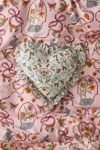 Thumbnail View 1: Ruffle Heart Cotton Throw Pillow