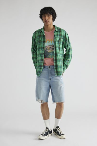 Urban Renewal Remade Overdyed Flannel Shirt
