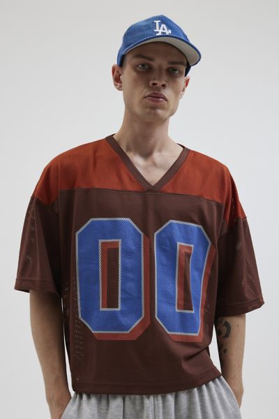 UO Football Jersey V-Neck Tee