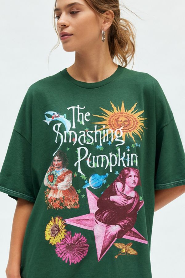 Slide View: 4: Smashing Pumpkins Tour Graphic T-Shirt Dress