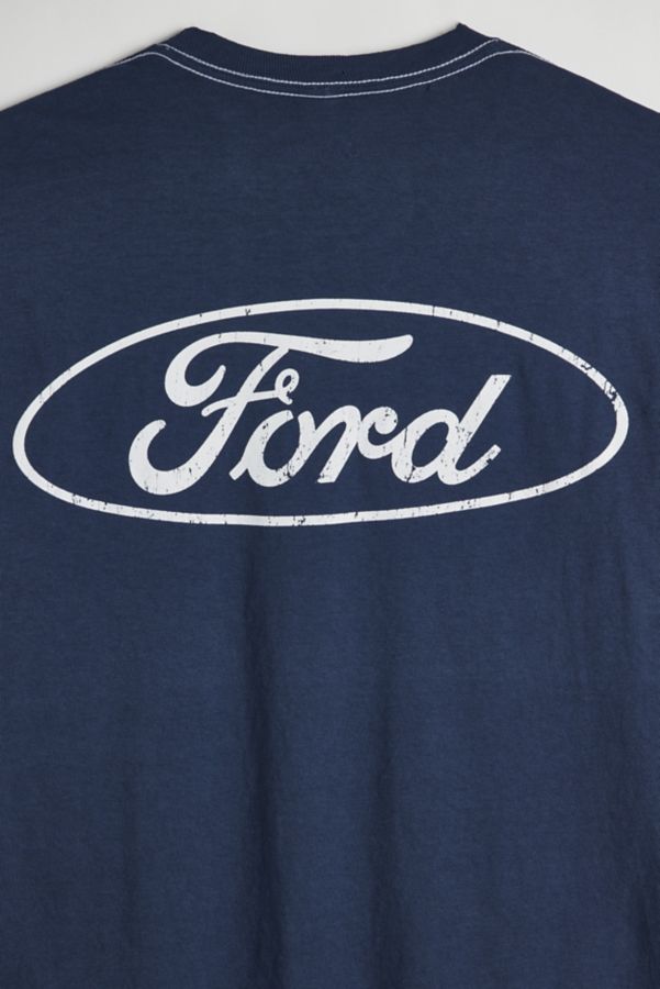 Slide View: 3: Ford Mustang Long Sleeve Graphic Tee