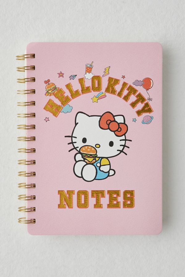 Slide View: 1: Sanrio Hello Kitty Spiral Notebook