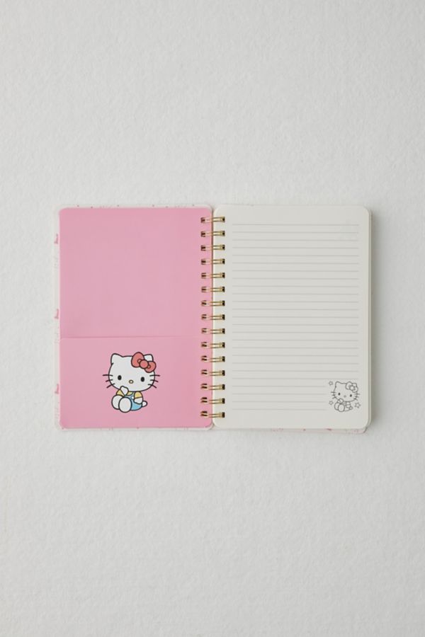 Slide View: 3: Sanrio Hello Kitty Spiral Notebook