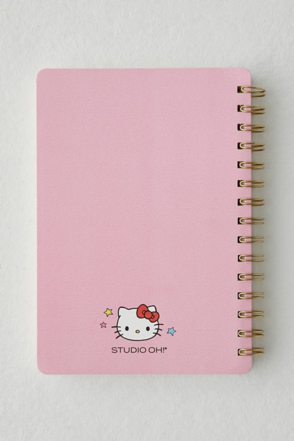 Slide View: 6: Sanrio Hello Kitty Spiral Notebook