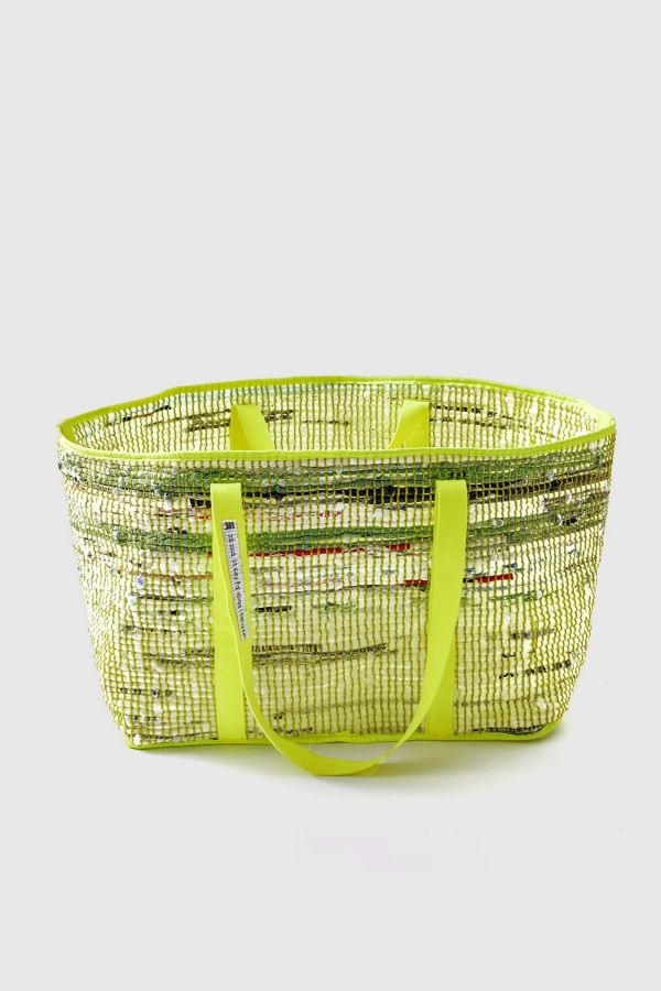 Slide View: 2: ANYBAG Recycled Weekender Woven Tote Bag