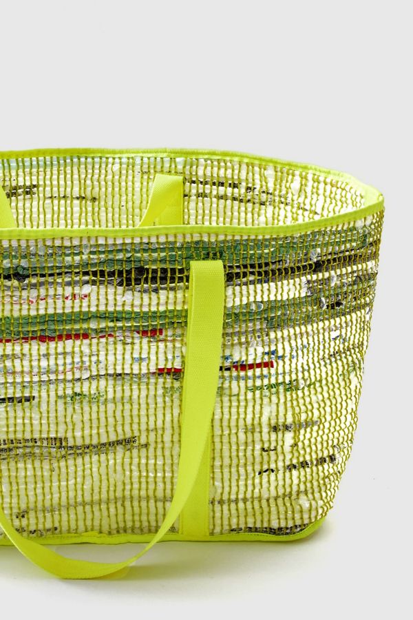 Slide View: 3: ANYBAG Recycled Weekender Woven Tote Bag