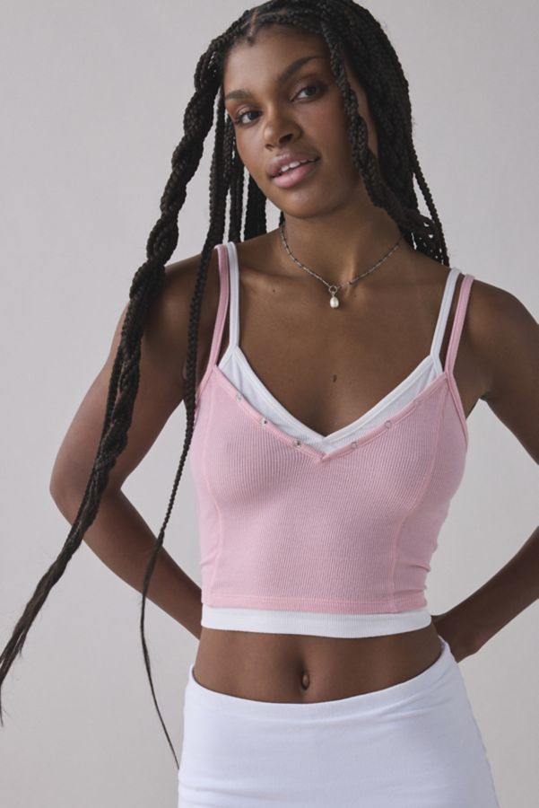 Slide View: 1: Camisole BDG Brooke à Double Couche