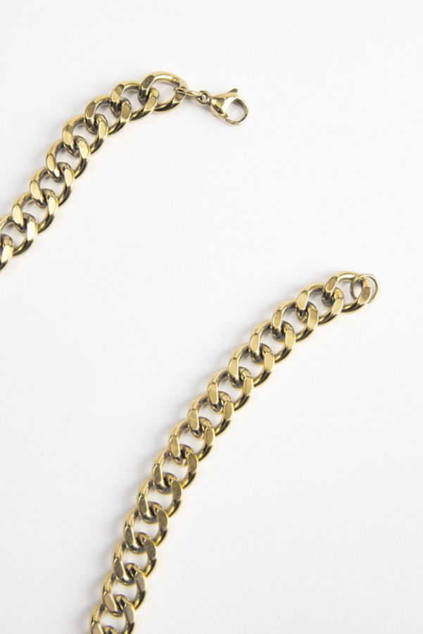 Slide View: 3: Colt Stainless Steel Curb Chain Necklace