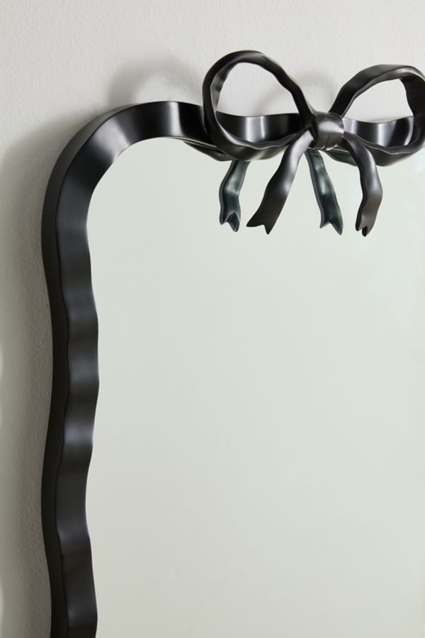 Slide View: 3: Eloise Bow Floor Mirror