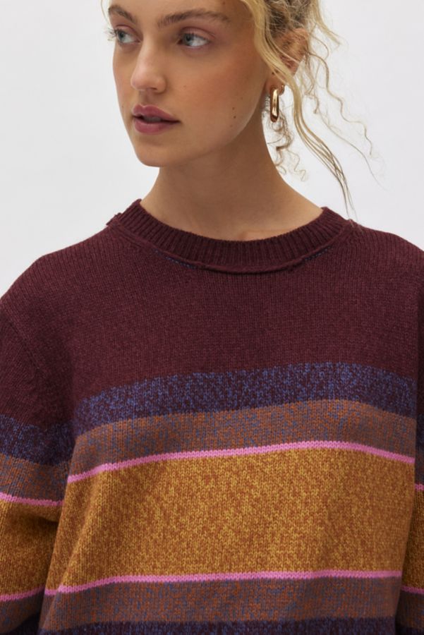 Slide View: 3: BDG Oaklyn Oversized Crew Neck Pullover Sweater