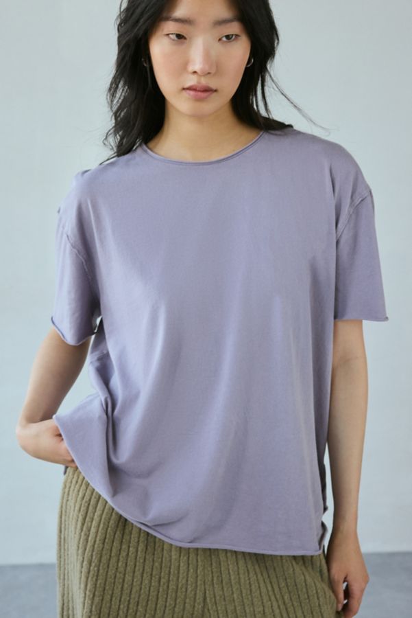 Slide View: 1: Out From Under Taylor Oversized Crew Neck Tee